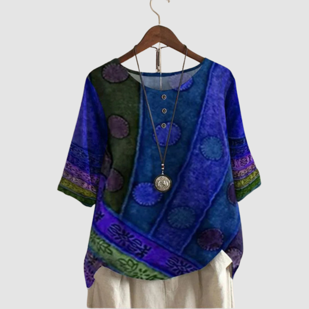 Ven Colorful Boho Top