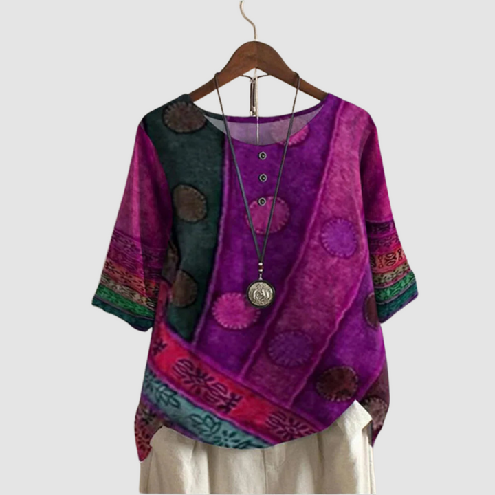 Ven Colorful Boho Top