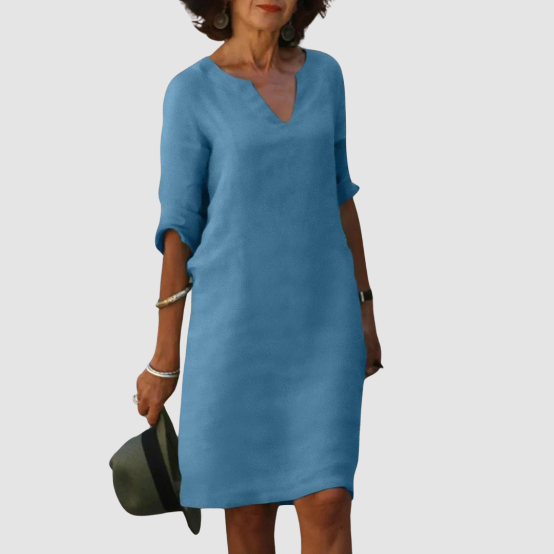 Molly Elegant V-Neck Dress