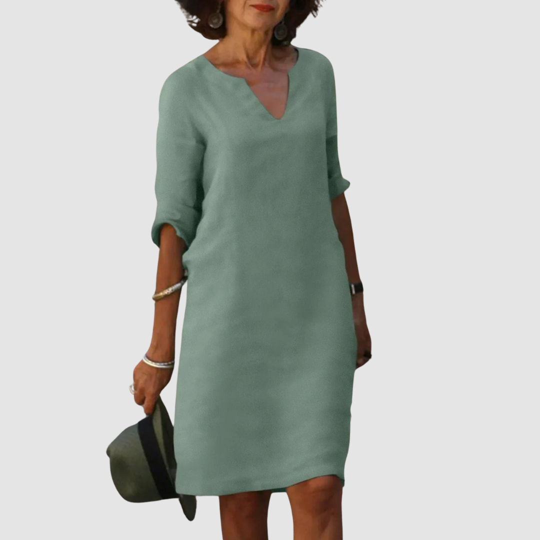 Molly Elegant V-Neck Dress