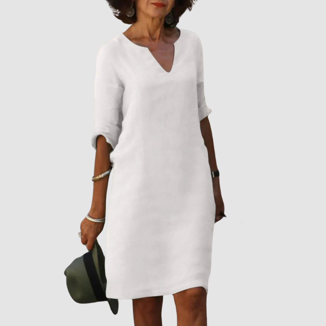 Molly Elegant V-Neck Dress