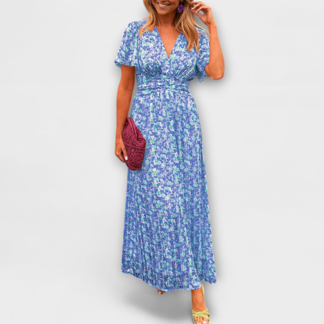 Elle Classic V-Neck Dress